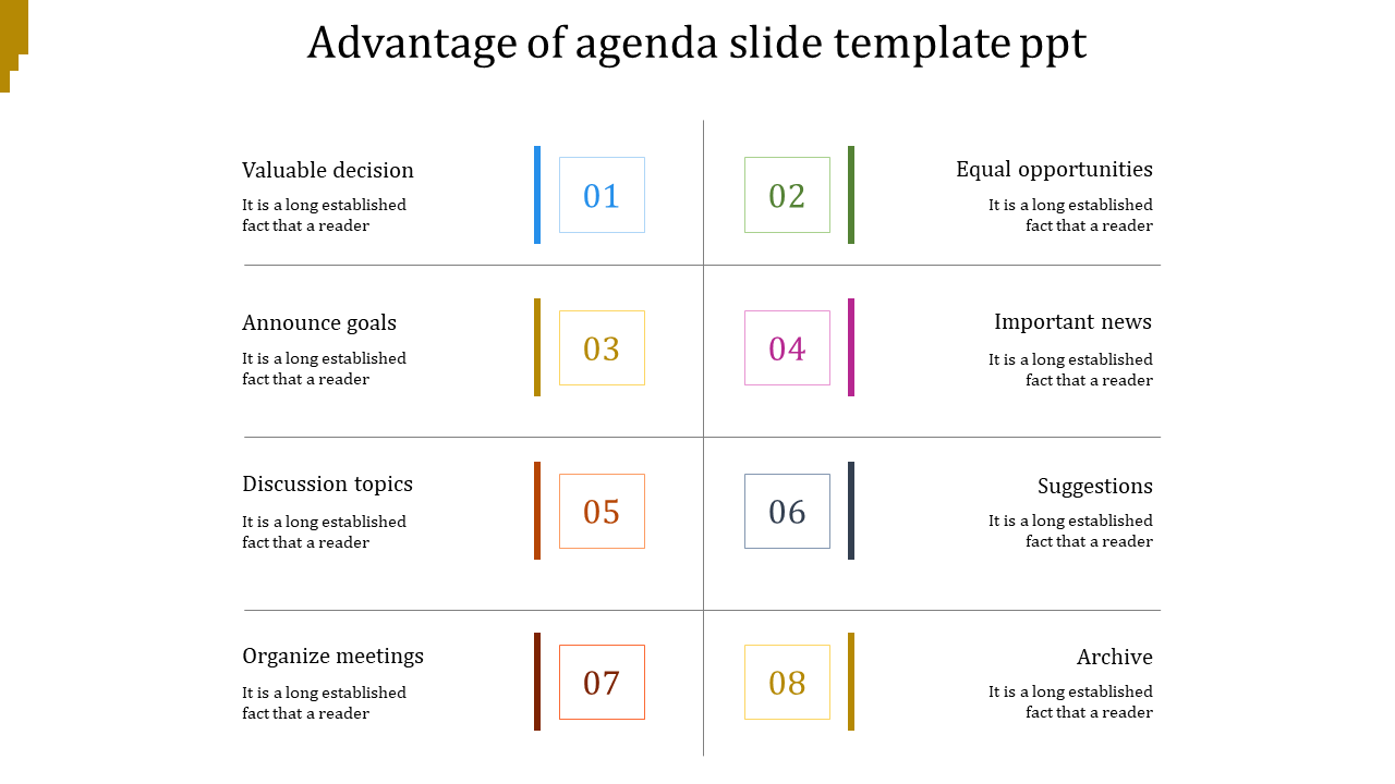 Download amazing Agenda Slide Template Ppt Presentation